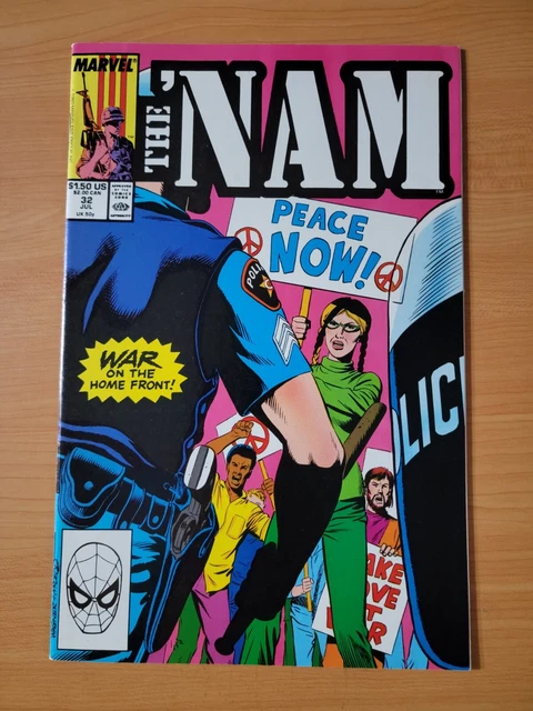 The 'Nam #32 Direct Market Edition ~ NEAR MINT NM ~ 1989 Marvel Comics