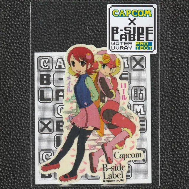 CAPCOM x B-Side Label Sticker Rockman Exe Mega Man Mayl + Roll Battle Network