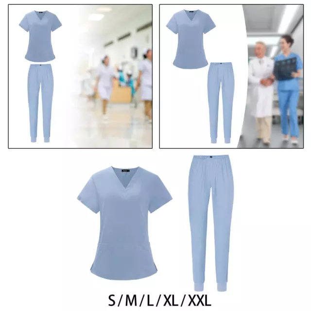 Uniformen Scrub Set Krankenschwester Top Hosen für Pet Groomer Cosmetology