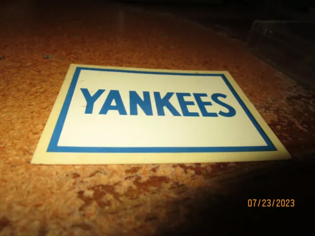 Vintage 1950's 1960s NY Yankees Baseball Charm Bracelet Letters