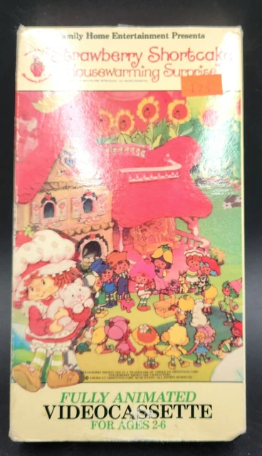 Vintage 1983 Strawberry Shortcake Housewarming Surprise Fhe Vhs Tape