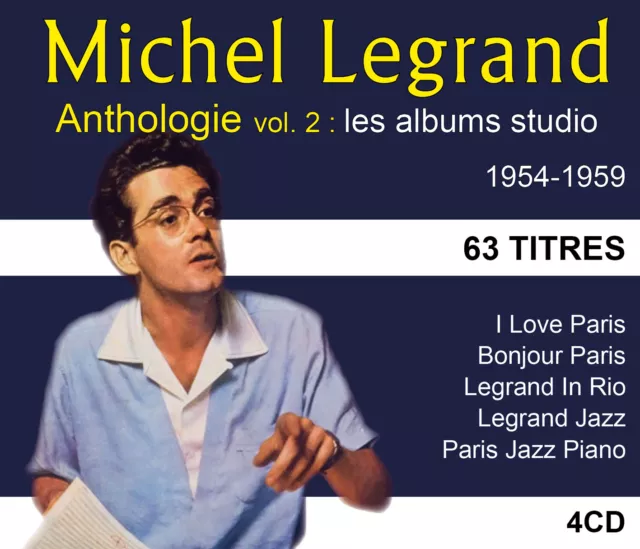 CD Michel Legrand - Anthologie Vol 2 : les albums studio - Coffret 4 CD
