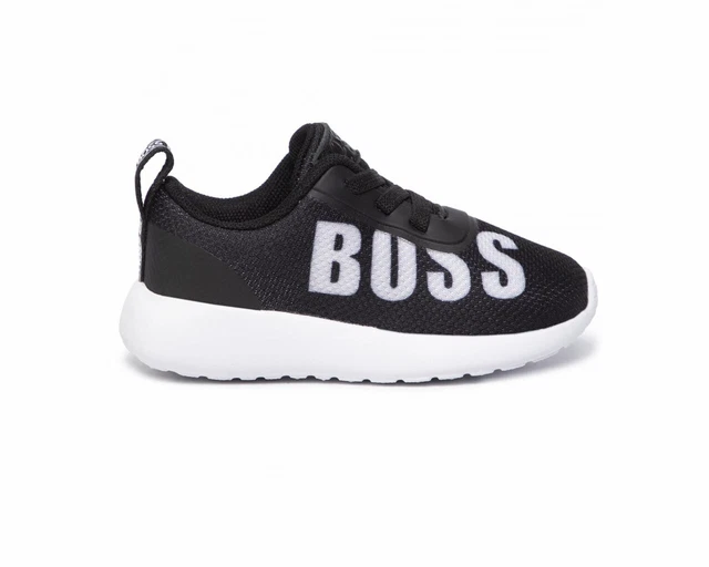 SALDI HUGO BOSS di Bambino J09F06 09B Scarpe per Ragazzi Nero
