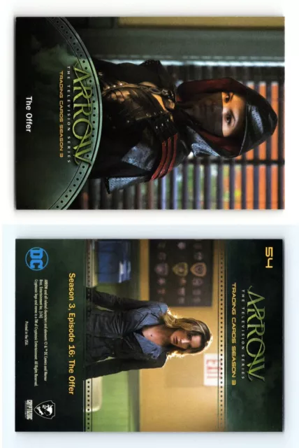 The Offer #54 Arrow Season 3 Cryptozoic 2017 Trading Card