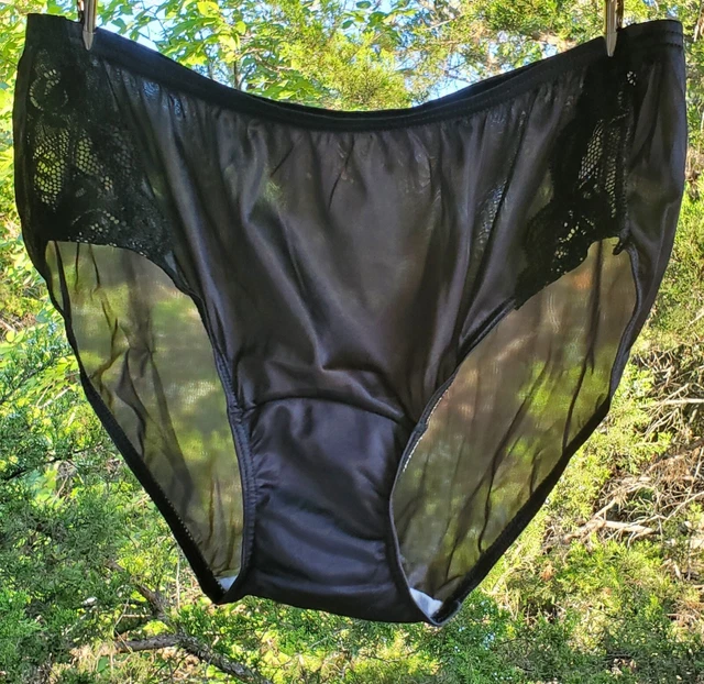 Mutandine Bikini Shadowline Nylon Lucido Arancione Neon - Tassello Ampio Taglia 8/XL - Foto 3