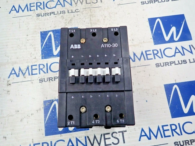 Contacteur ABB A110-30-11 - 110V 50/60Hz, Pour Circuits De Commande Industriels - Référence A110-30-11-84