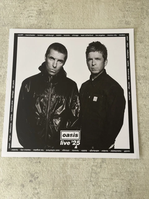 OASIS PROGRAMME TOUR Live 25 Exclusive + PRINT + Bag £36.93