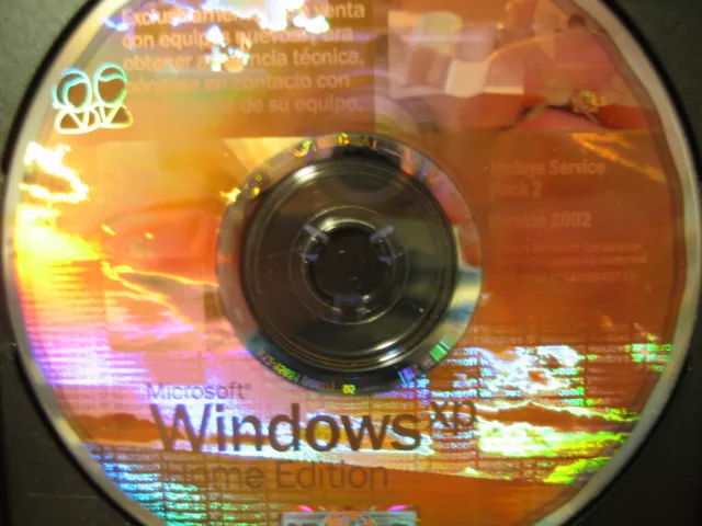 CD Microsoft Windows XP HOME EDITION Service Pack 2 Ver 2002 No incluye licencia