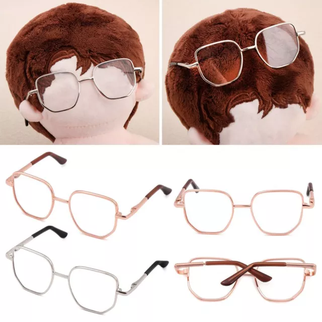 Fashion Gift Mini Square Glasses Dolls Eyewear Toy Eyeglasses Doll Accessories
