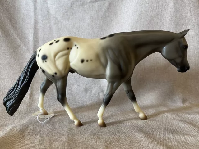 BREYER HORSE #701902 SHAKOPEE Grey Blanket Appaloosa Zippo Pine Bar Matte