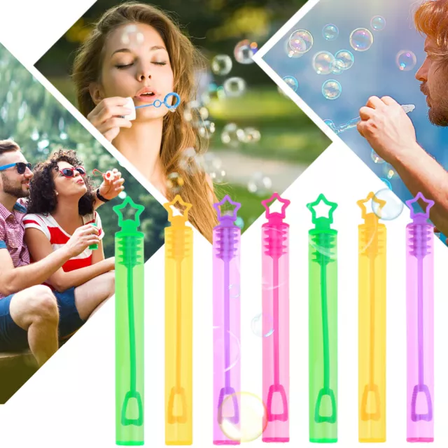 24x Party Geburtstag Leere Zauberstab Tube DIY Bubble Soap Flaschen für Kinder K
