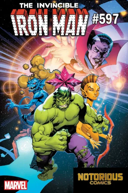 Invincible Iron Man #597 Hulk Variant Marvel Comics 1st Print EXCELSIOR BIN