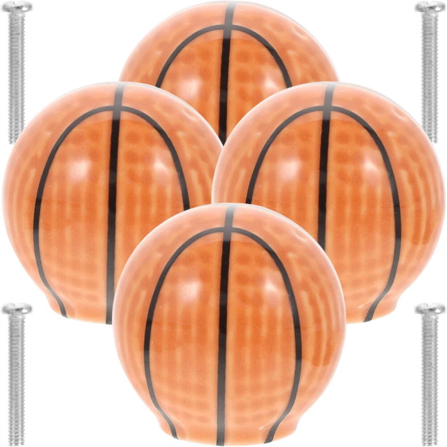 4 Pcs Cupboard Door Handle Basketball Cartoon Cabinet Door Drawer Pulls Wardrobe 5