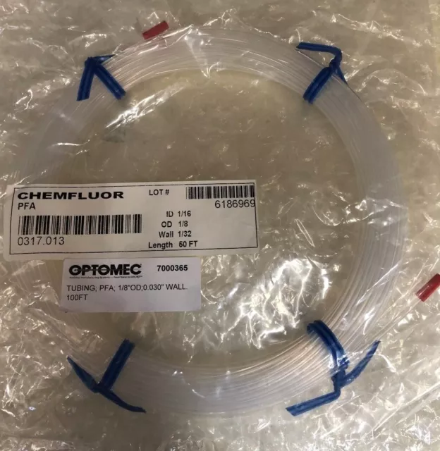 Chemfluor Pfa , OPTOMEC 7000365 Tubature Pfa 1/8