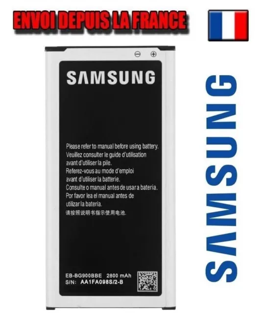 Batterie Samsung Galaxy S5 EB-BG900BBC/BBE/BBU SM-G900F et GT-i9600 2800mAh