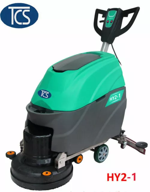 TCS Commercial Auto Floor Scrubber Machine with Cable & Squeegee Drier