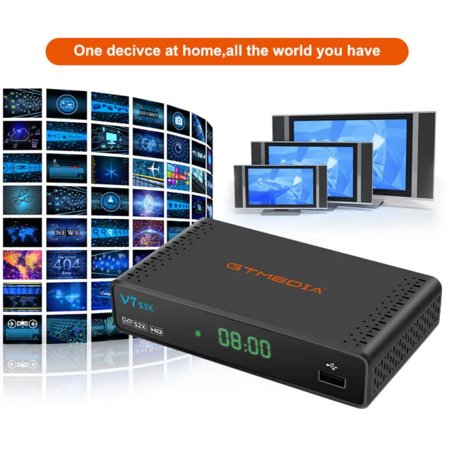GTMEDIA V7 S5X DVB-S/S2/S2X ricevitore segnale H.265 set decoder top box USB