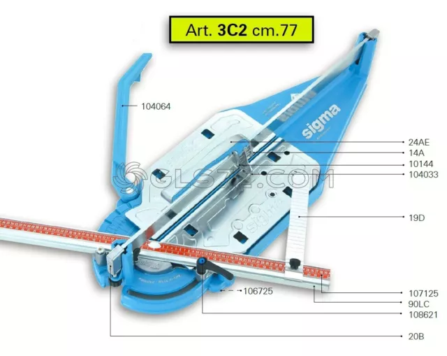 Ricambi E Accessori Per Tagliapiastrelle Sigma 3C2