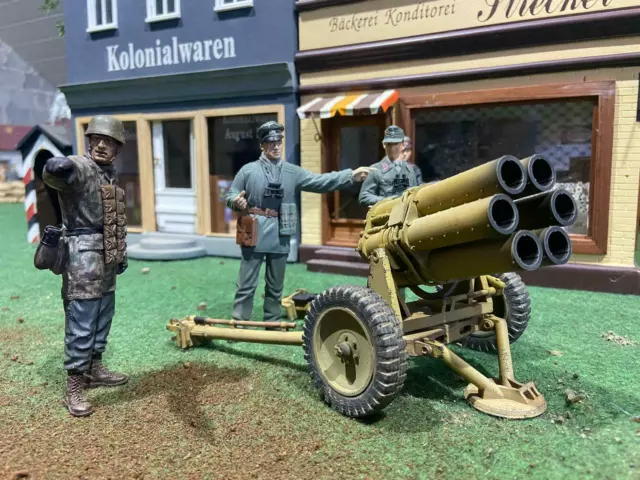 Nebelwerfer 41 aus Resin Maßstab 1:16 Wehrmacht WW2 120mm vorbereiteter Bausatz