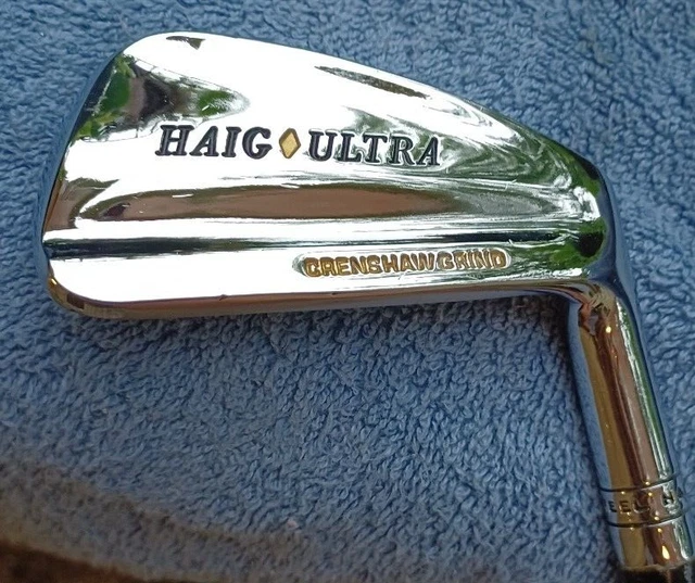 Ancien club golf écossais Walter Hagen fer 4 deco vintage