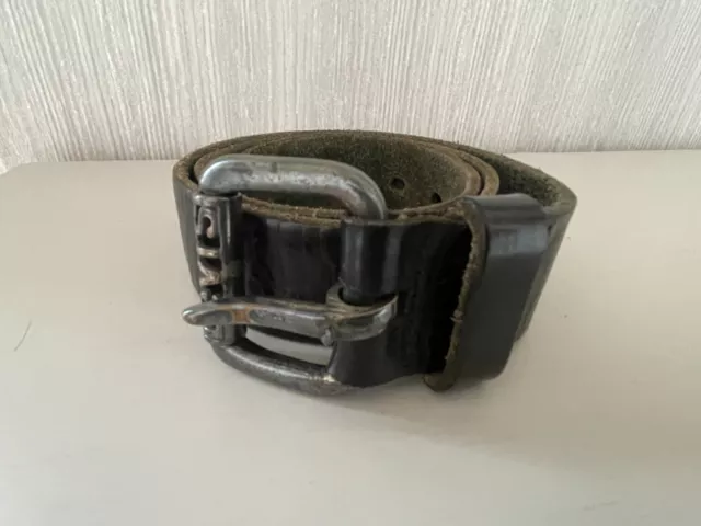 Ceinture Levi's cuir noire vintage