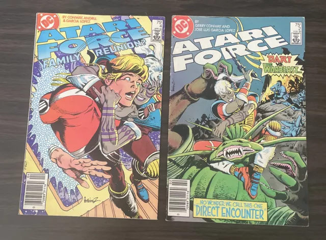 DC comics Atari Force #2 & 4 Lot of 2! Read Desc