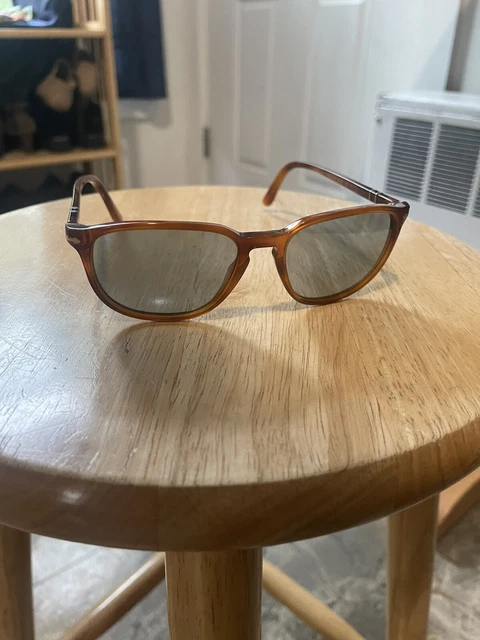 PERSOL PO3019S 96/56 Terra DI Siena Men's Sunglasses Italy crystal blue brown PERSOL PO3019S 96/56 Terra DI Siena Men's Sunglasses Italy crystal blue brown