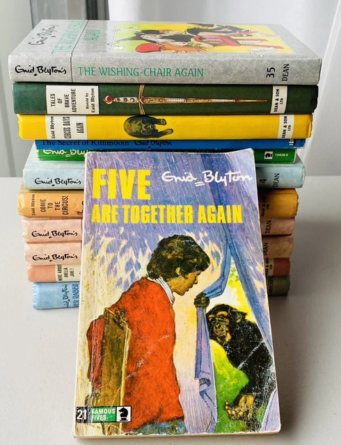 Enid Blyton Book Bundle 12 Titles Brer Rabbit Famous Five Cherry Tree & More