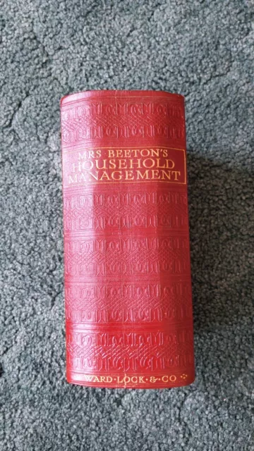 1923 Mrs Beeton's Book of Household Management
