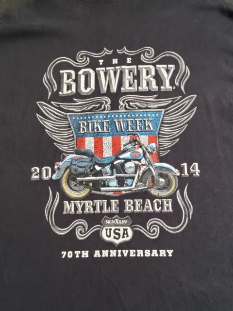 Limited Edition T-shirt From 'The Bowery' Bike Week 2014 - Harley Davidson