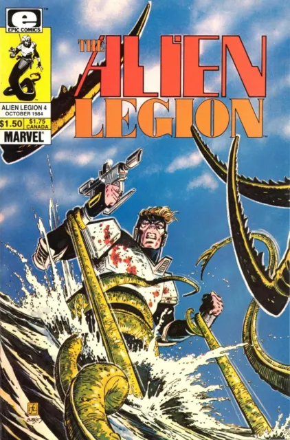 Alien Legion #4 - Marvel / Epic Comics - 1984