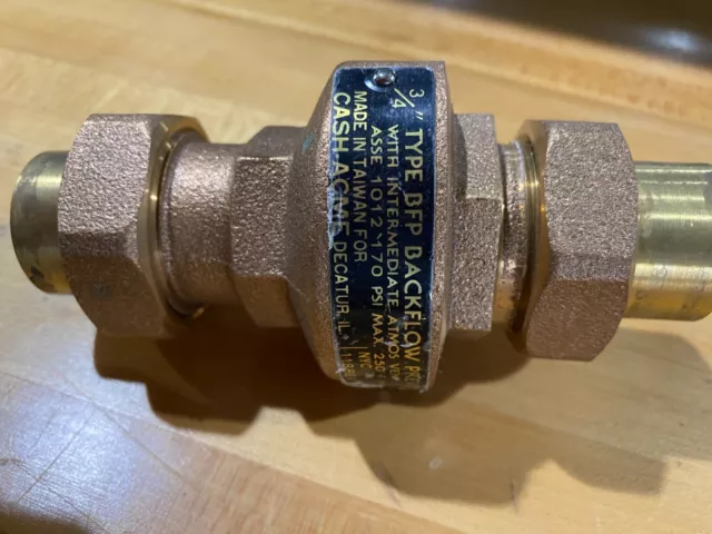 Cash-Acme 3/4' Backflow Preventer