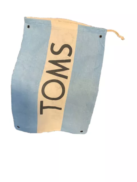 Toms Shoe Dust Bag Draw String Brand New With Tag