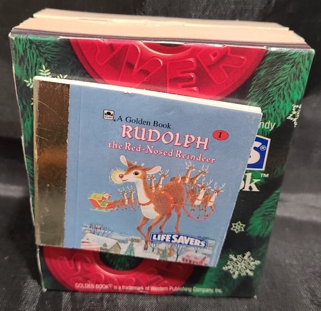 Life Savers Sweet Story Book with Golden Book #1 Rudolph the Red Nosed Reindeer