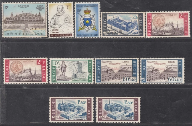 Belgique Architecture Tourisme Bâtiments Oostende 11v Fin Excellent État Timbres