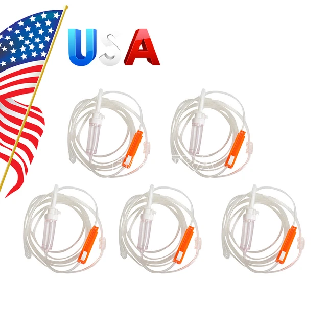 50Pcs Dental Implant Irrigation Tube Hose Disposable 280cm Fit NOUVAG Motor UPS