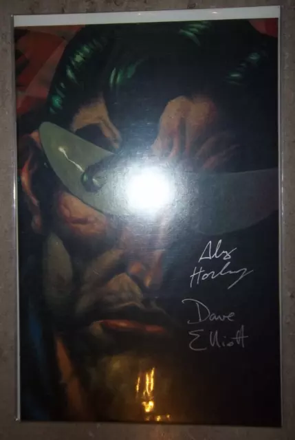 Sharky #1 Tour Edition Signed Dave Elliott & Alex Horley  DF Dynamic Forces COA