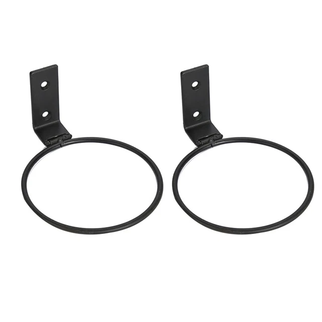 2 Pack Foldable Ball Holder Wall Mounted,Sports Ball Display Rack for Baske U4J2