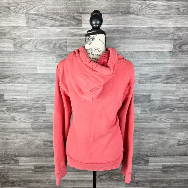 HOLLISTER Women's coral Long Sleeve Hoodie Size Small Regular 3