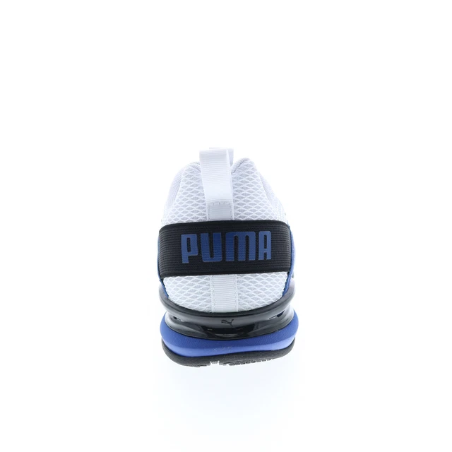 Puma Axelion Interest MG 37790001 Mens White Canvas Athletic Running Shoes 7