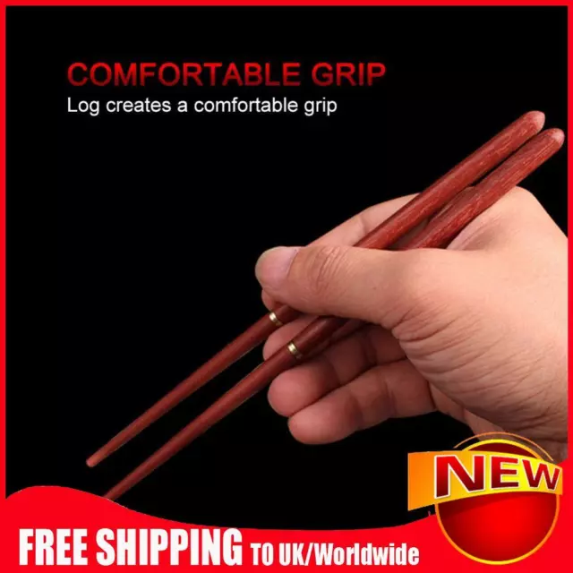 1 Pair Wood Folding Chopsticks Outdoor Camping Picnic Travel Portable Tableware