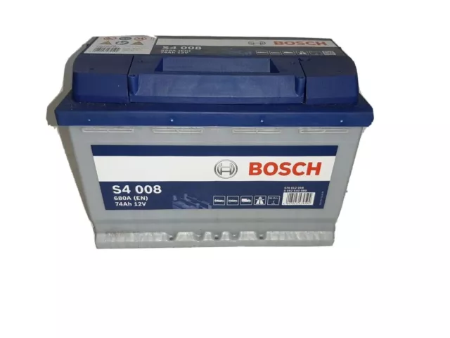 Starterbatterie BOSCH S4 008 74Ah 680A 0092S40080 NEU