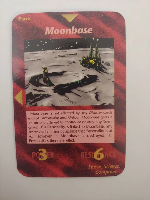 INWO Illuminati New World Order EPIDEMIC 1994 Limited Edition Game Card Carta