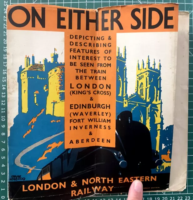 1936 Antique Booklet & Maps: London & North East Railway Guide - On Either Side