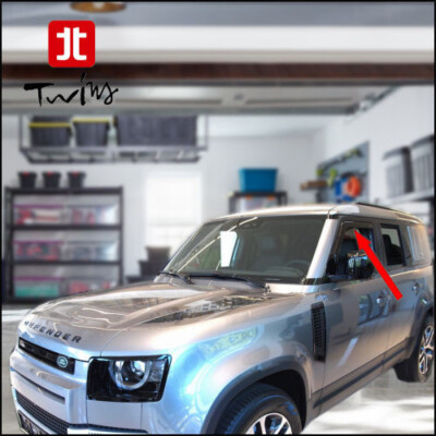 Heko Deflettori Aria Antiturbo Oscurati Land Rover Defender 110 127 130 1990-2007 