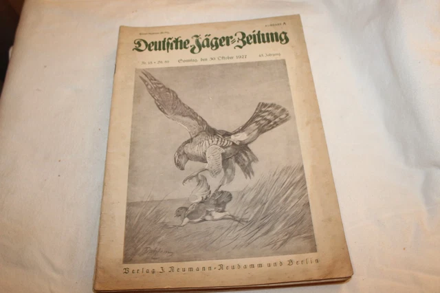 PERIÓDICO ALEMÁN CAZADOR 1927 CUADERNO No 18