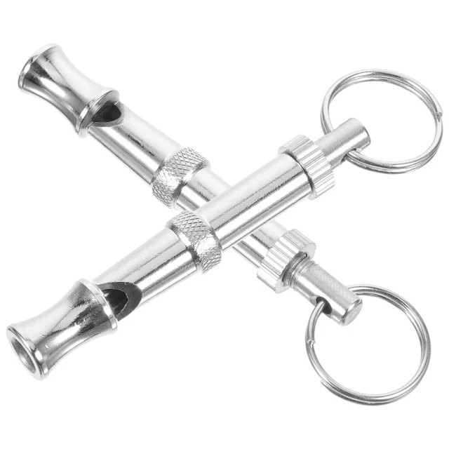 2 piezas silbato silencioso para perro silbato para pájaros deja de silbar