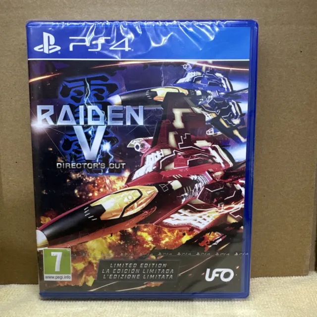 Raiden V 5 Directors Cut Playstation PS4 Video Game PAL New Sealed