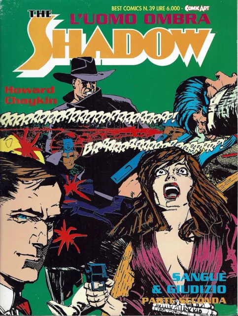 Best Comics n. 39 The Shadow l'uomo ombra ed.Comic Art FU10