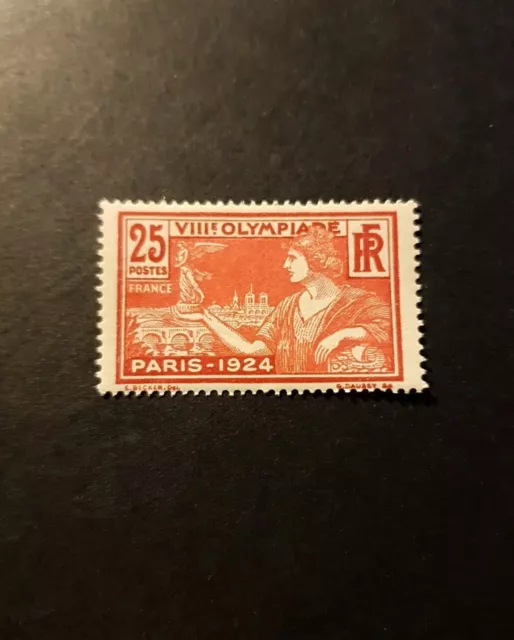 France Timbre Jeux Olympiques De Paris N°184 Neuf ** Luxe Mnh 1924